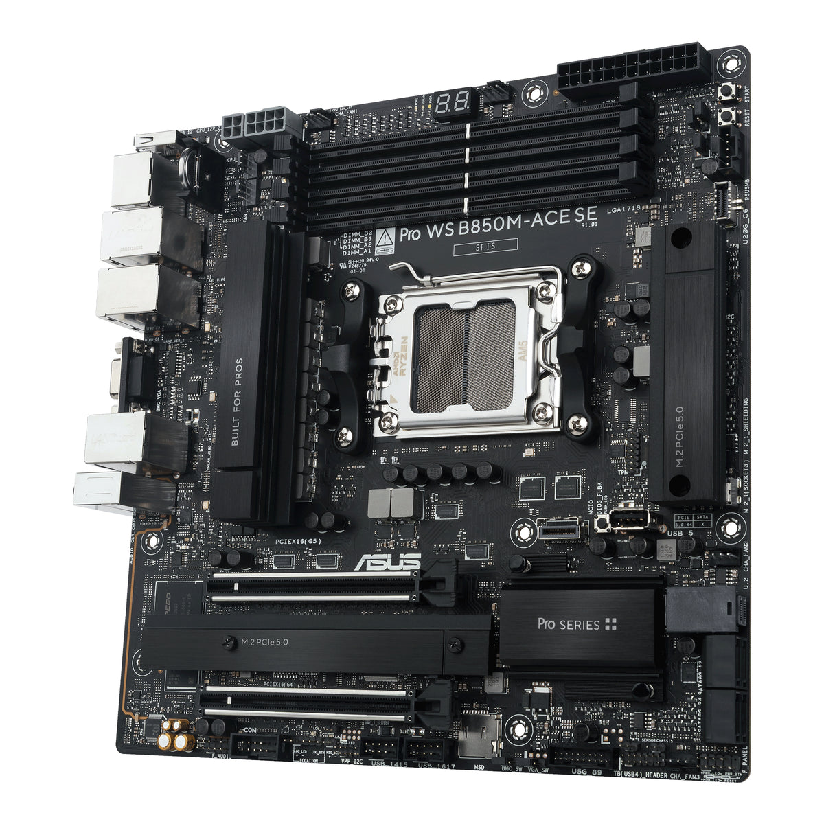 ASUS PRO WS B850M-ACE SE AMD B850 Zócalo AM5 micro ATX (5)