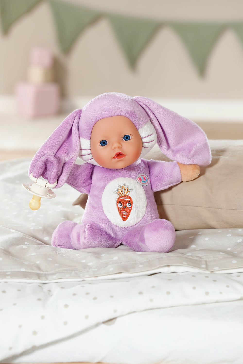 Zapf BABY born para bebés Conejito Divertido 26cm