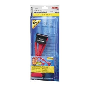 Hama Internal Ultra ATA Round Cable, 0.6m cable de SATA 0,6 m Rojo (4)