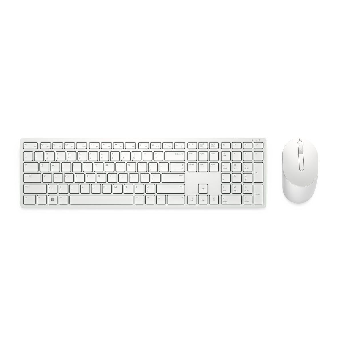 DELL KM5221W-WH teclado Ratón incluido Oficina RF inalámbrico Internacional de EE.UU. (2)