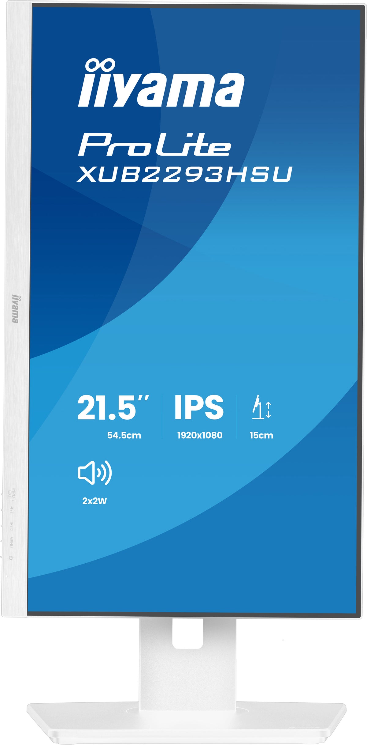 iiyama ProLite XUB2293HSU-W7 pantalla para PC 54,6 cm (21.5") 1920 x 1080 Pixeles Full HD LED Blanco (5)