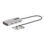 StarTech.com 167B-USBC-MULTIPORT base para portátil y replicador de puertos Alámbrico USB 3.2 Gen 1 (3.1 Gen 1) Type-C Plata