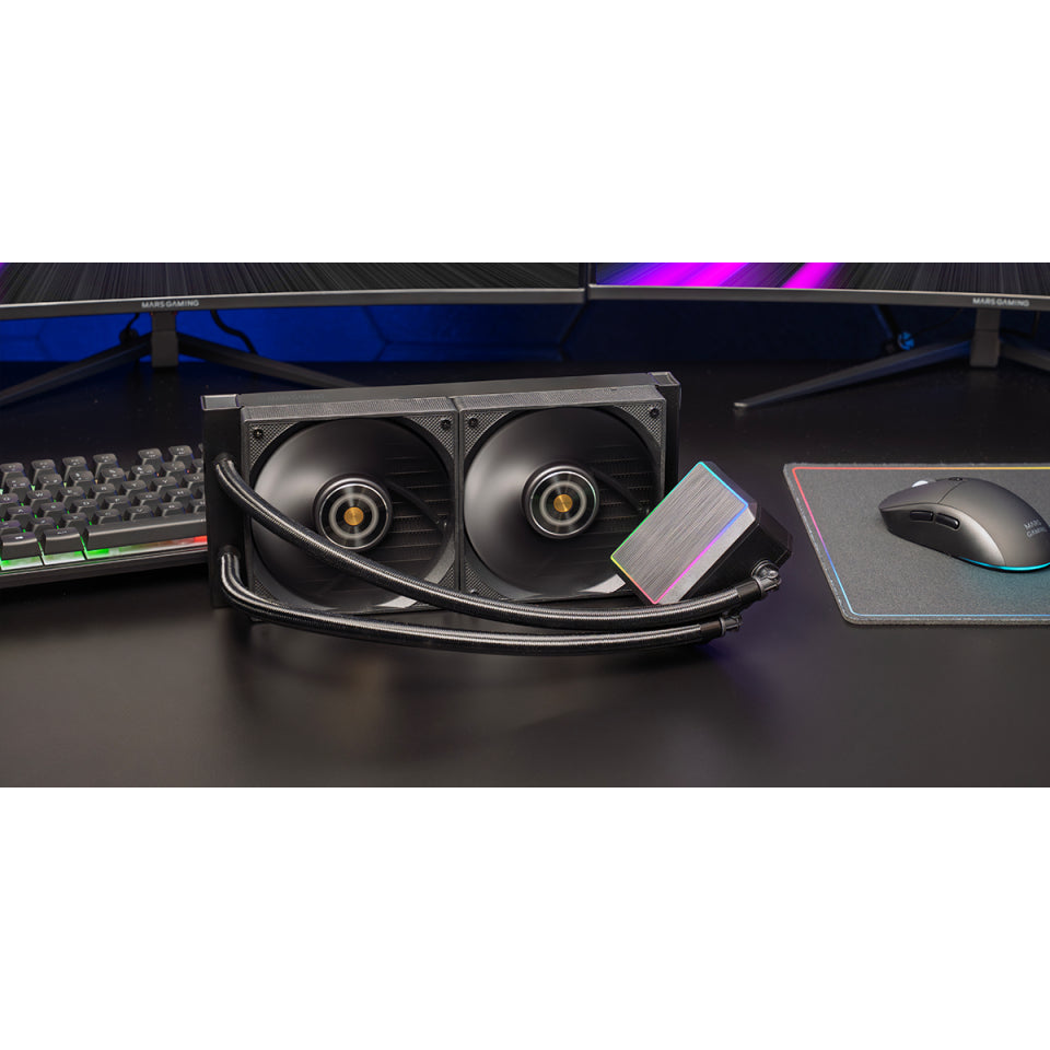 Mars Gaming ML-PROII240 Procesador Sistema de refrigeración líquida todo en uno 12 cm Negro 1 pieza(s) (5)