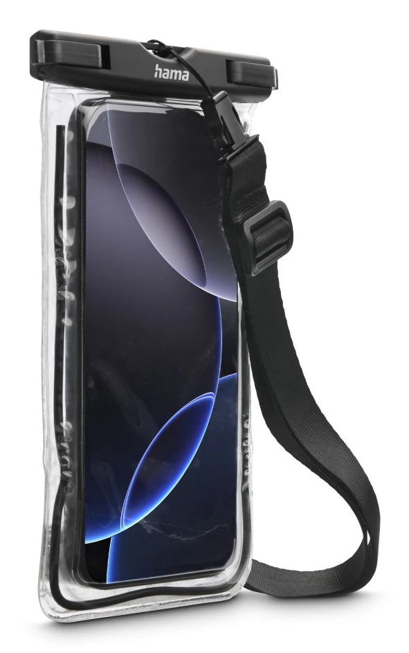 Hama 00019858 funda para teléfono móvil 17 cm (6.7") Negro, Transparente (2)