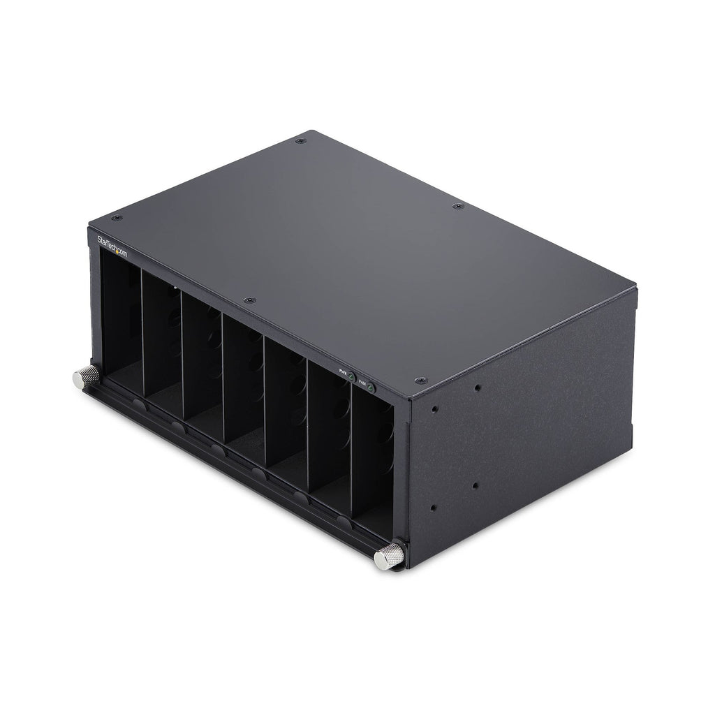 StarTech.com MCM7-MEDIA-CHASSIS chasis de red Negro