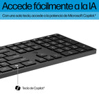 HP 320K Wired Keyboard teclado Oficina USB Negro (6)