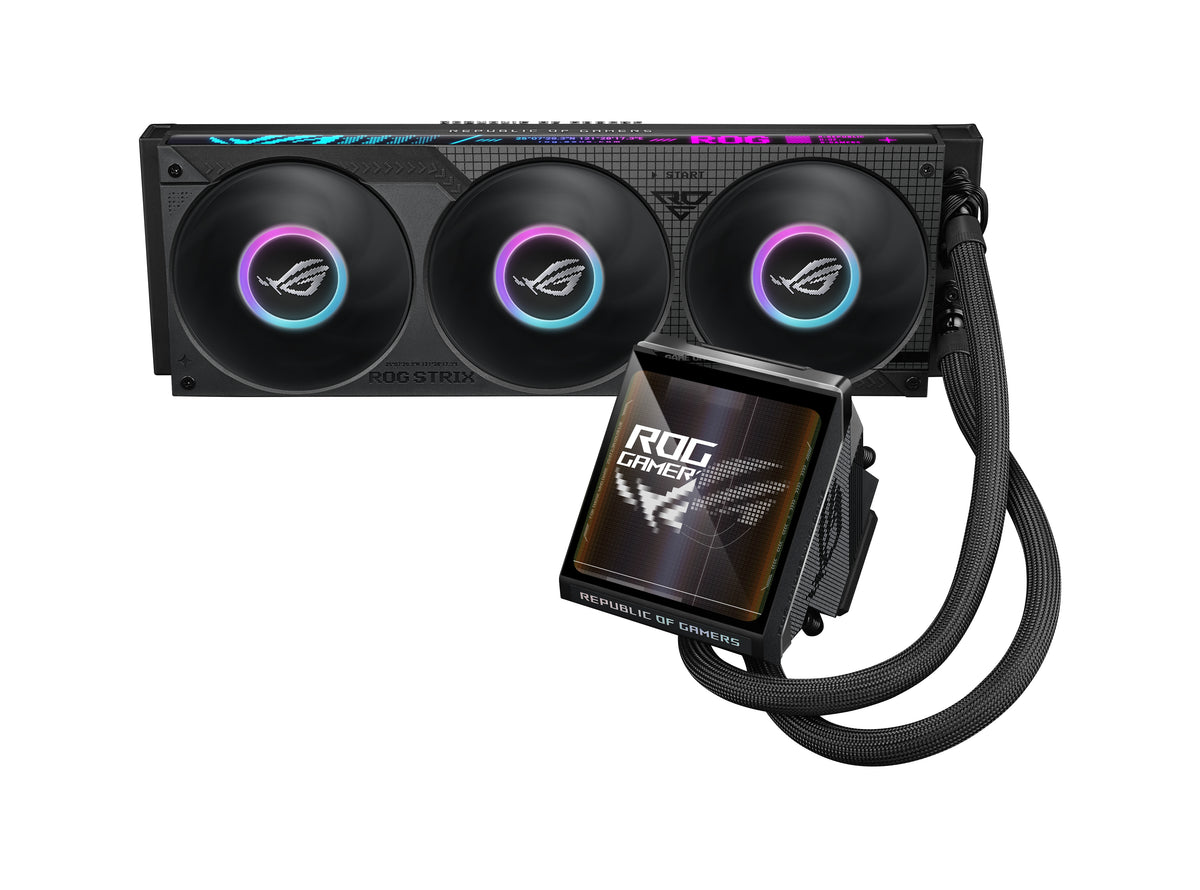 ASUS ROG Strix LC IV 360 ARGB LCD Procesador Sistema de refrigeración líquida todo en uno 12 cm Negro (5)