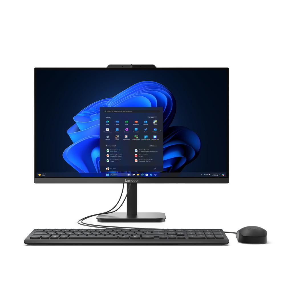 Lenovo V100 Intel Core i3 N-series i3-N305 60,5 cm (23.8") 1920 x 1080 Pixeles PC todo en uno 16 GB DDR4-SDRAM 256 GB SSD Windows 11 Pro Wi-Fi 6 (802.11ax) Negro (2)