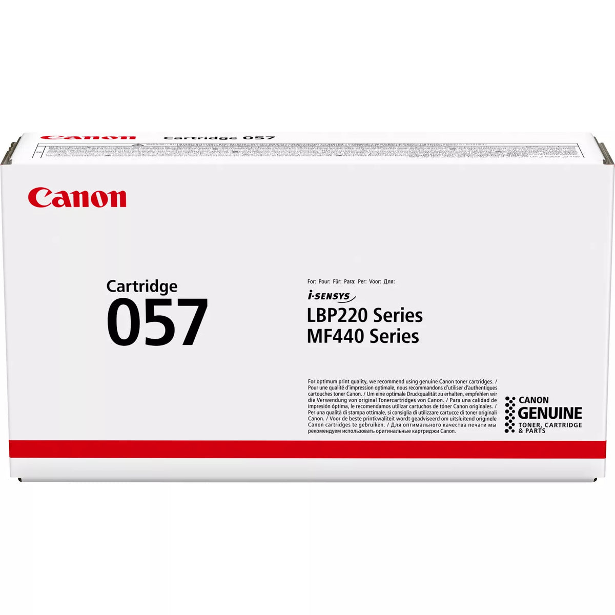Canon 057 cartucho de tóner 1 pieza(s) Original Negro (2)