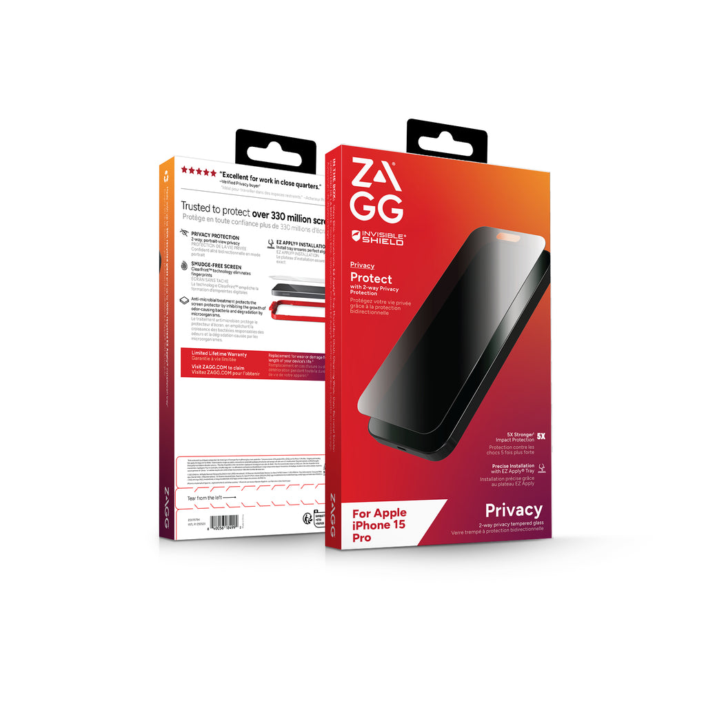 ZAGG Glass Elite Privacy Protector de pantalla Apple 1 pieza(s) (3)