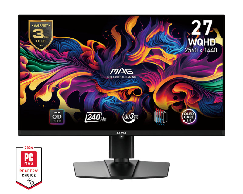 MSI MAG 271QPXDE QD-OLED E2 pantalla para PC 67,3 cm (26.5") 2560 x 1440 Pixeles Wide Quad HD Negro (3)