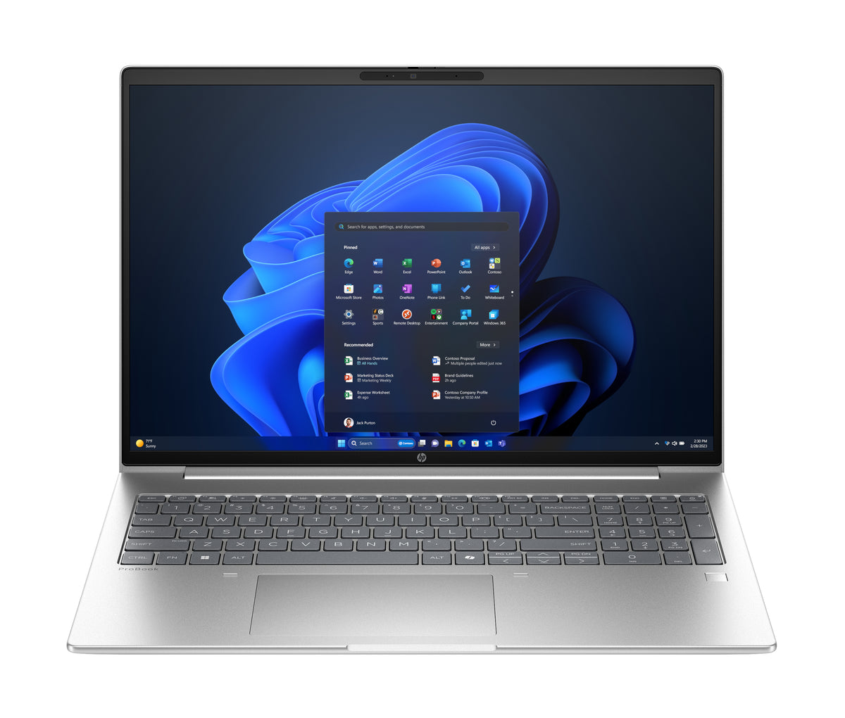 HP ProBook 4 G1iR Wolf Pro Security Edition Intel Core 5 120U Portátil 40,6 cm (16") WUXGA 16 GB DDR5-SDRAM 512 GB SSD Wi-Fi 6E (802.11ax) Windows 11 Pro Plata (2)