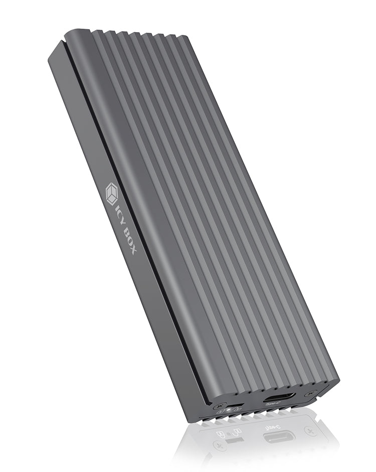 ICY BOX IB-1817M-C31 Caja externa para unidad de estado sólido (SSD) Gris M.2