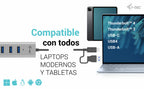 i-tec C31HUBMETAL703 hub de interfaz USB 3.2 Gen 1 (3.1 Gen 1) Type-C 5000 Mbit/s Gris (4)