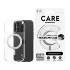PanzerGlass CARE™ by ® Case Transparent w. Silver Kickstand & MagSafe iPhone 16 Pro funda para teléfono móvil Transparente (2)