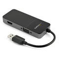 StarTech.com USB32HDVGA Adaptador gráfico USB 3840 x 2160 Pixeles Negro, Plata