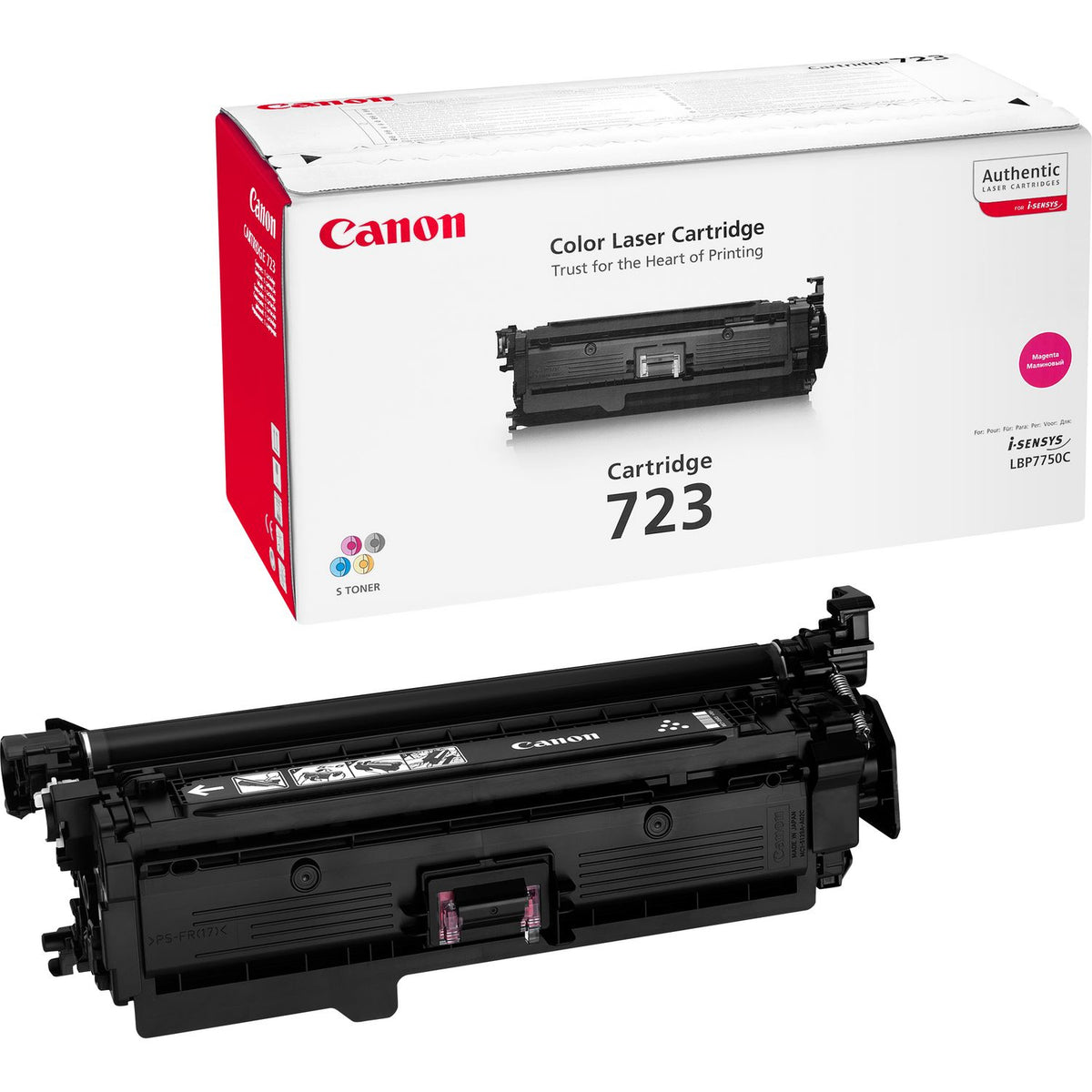 Canon 723M cartucho de tóner 1 pieza(s) Original Magenta (2)