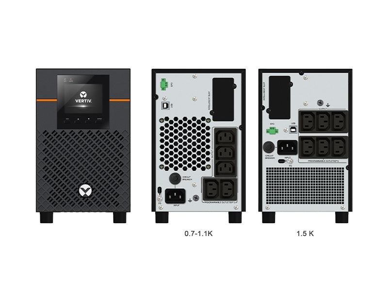 Vertiv Liebert EDGE-1500IMT sistema de alimentación ininterrumpida (UPS) Línea interactiva 1,5 kVA 1350 W 5 salidas AC (2)