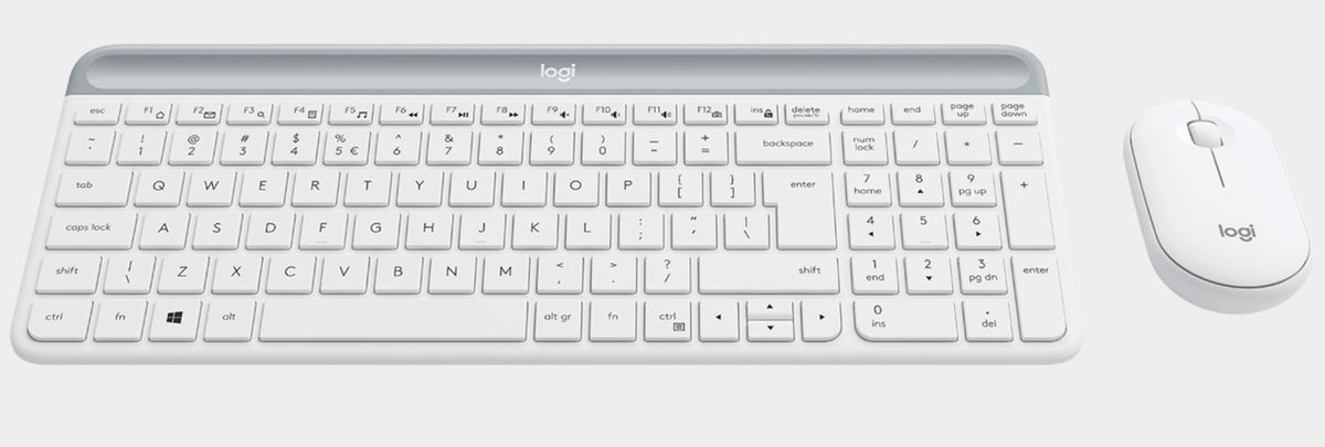 Logitech 920-009199 teclado Ratón incluido Oficina RF inalámbrico Español Blanco (4)