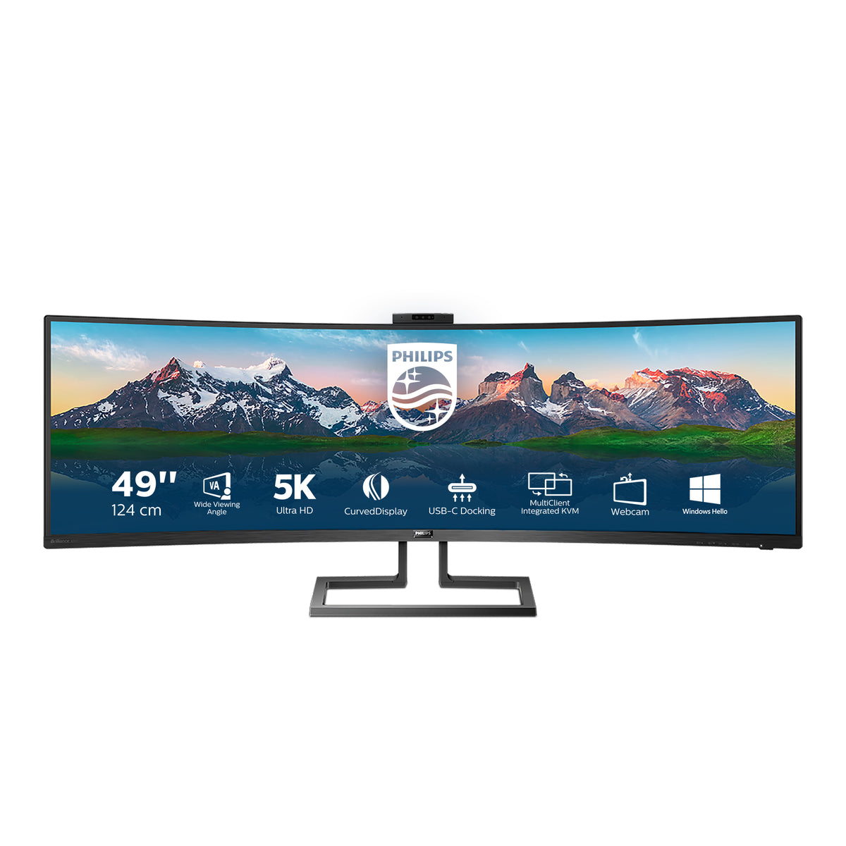 Philips P Line 499P9H/00 pantalla para PC 124 cm (48.8") 5120 x 1440 Pixeles UltraWide Dual Quad HD Negro (2)