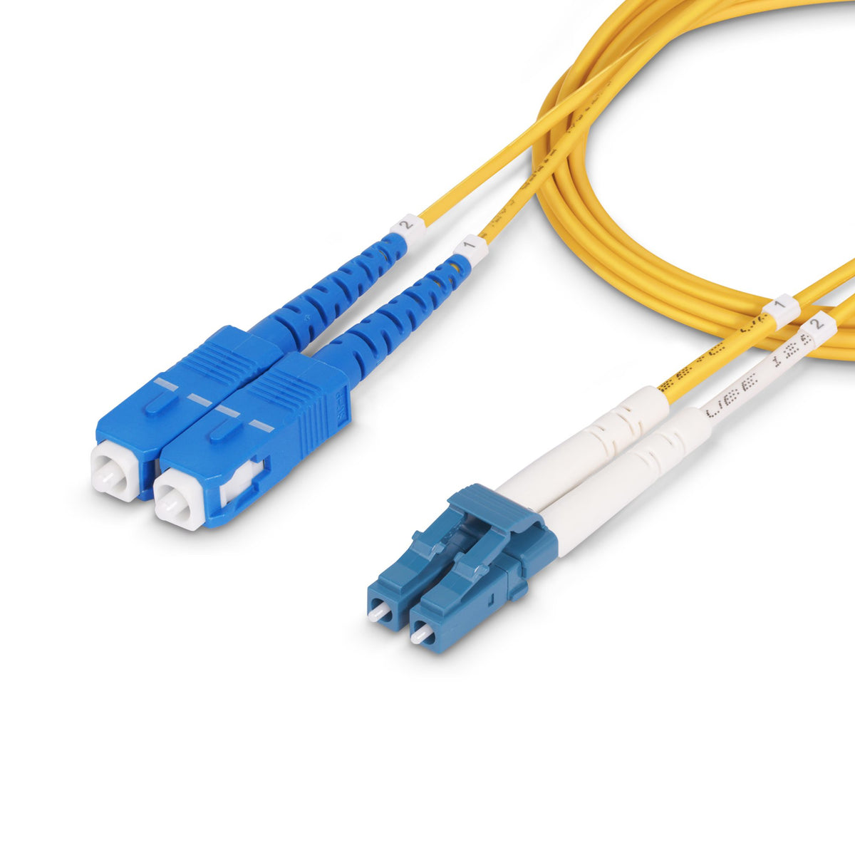 StarTech.com SMLCSC-OS2-30M Cable de fibra óptica e InfiniBand Amarillo