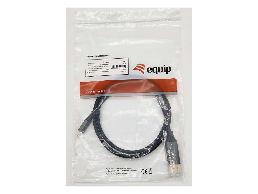 Equip 133421 adaptador de cable de vídeo 1 m USB Tipo C Gris (6)