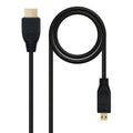 Nanocable 10.15.3502 cable HDMI 1,8 m HDMI tipo A (Estándar) HDMI tipo D (Micro) Negro (2)