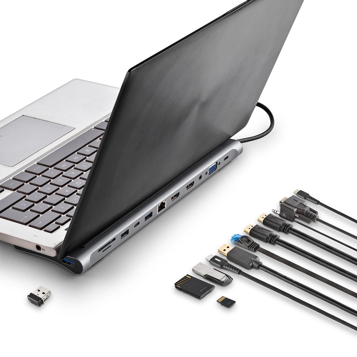 NGS WONDER DOCK 12 Alámbrico USB 3.2 Gen 1 (3.1 Gen 1) Type-C Plata (6)