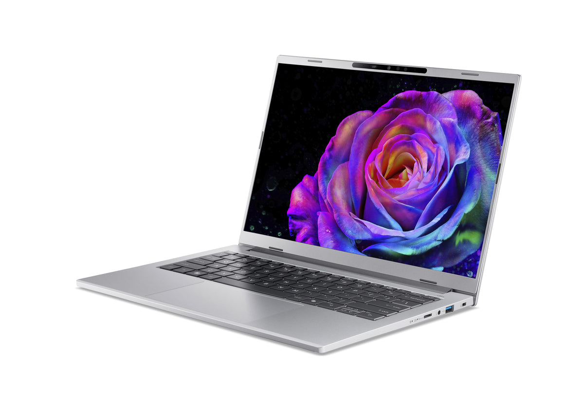 Acer Aspire 14 AI A14-61M-R6S2 AMD Ryzen AI 7 PRO 350 Portátil 35,6 cm (14") WUXGA 32 GB LPDDR5x-SDRAM 1 TB SSD Wi-Fi 6E (802.11ax) Windows 11 Home Plata QWERTZ Alemán (4)