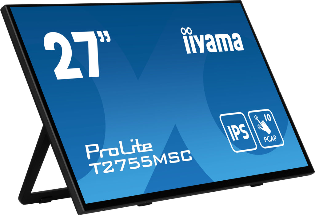 iiyama ProLite T2755MSC-B1 pantalla para PC 68,6 cm (27") 1920 x 1080 Pixeles Full HD LED Pantalla táctil Mesa Negro (2)
