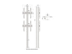 Multibrackets 0327 soporte para TV 165,1 cm (65") Negro (6)