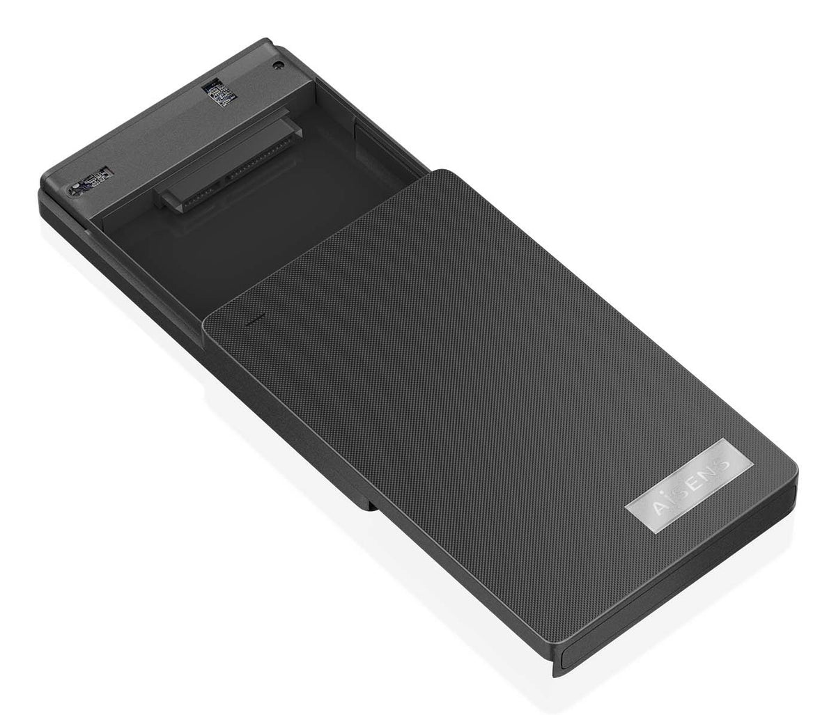 AISENS ASE-2541B caja para disco duro externo Caja de disco duro (HDD) Negro 2.5" (4)