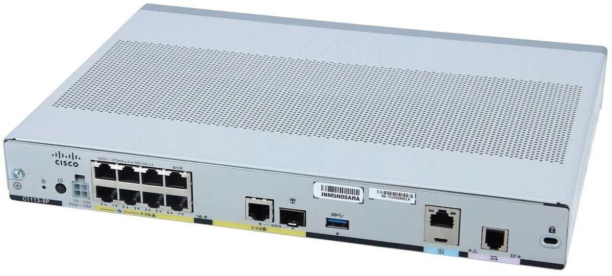 Cisco Ent Net C1113-8P Router módem DSL conmutador 8 puertos (2)