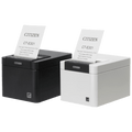 Citizen CT-E301, USB, RS232, Ethernet, 8 puntos/mm (203 ppp), cortador, negro