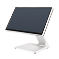 Colormetrics P5500, i5-1345UE, DDR5, sistema TPV táctil Full HD PCAP de 15.6", sin ventilador, 8 GB SO-DIMM DDR5 RAM, 128 GB SSD, blanco y negro, cable de alimentación UE