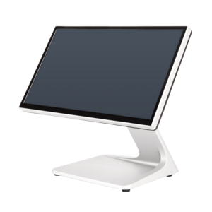 Colormetrics P5500, i5-1345UE, DDR5, sistema TPV táctil Full HD PCAP de 15.6", sin ventilador, 8 GB SO-DIMM DDR5 RAM, 128 GB SSD, blanco y negro, cable de alimentación UE