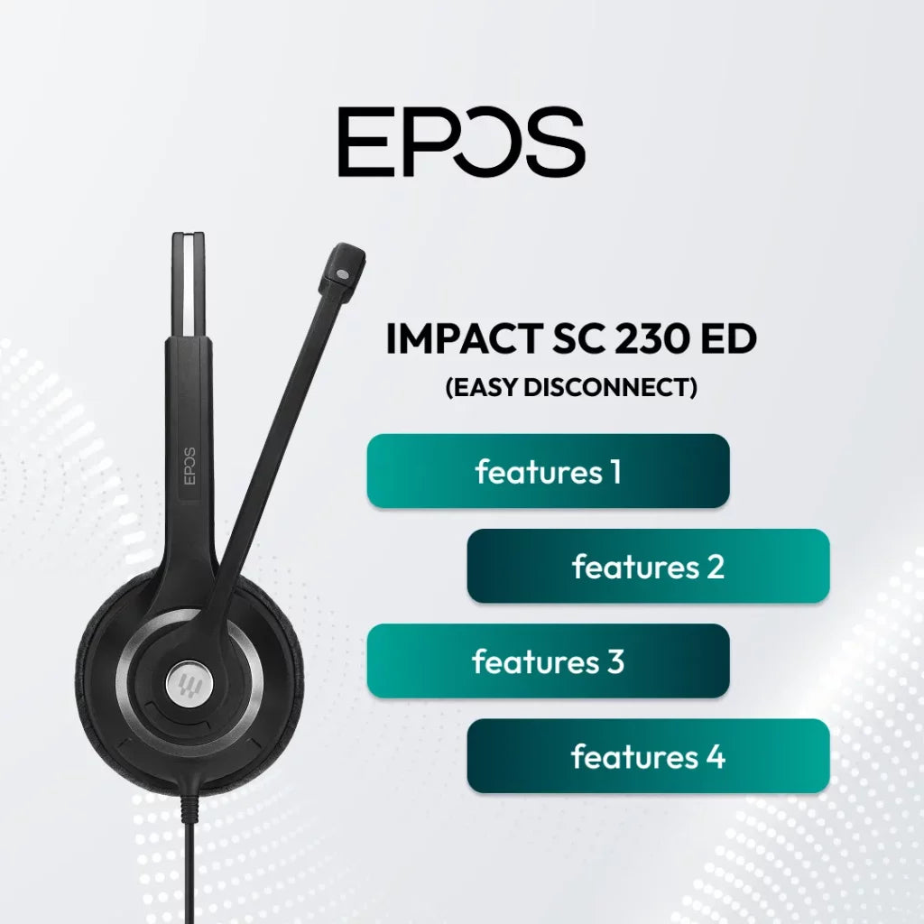 EPOS SC230 ED auriculares mono SC230ED (2)