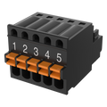Axis 02794-021 - Conector serie, bloque de terminales de 5 clavijas