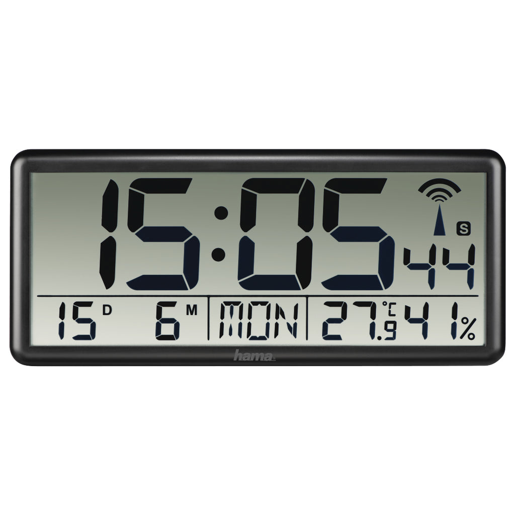Hama Jumbo Reloj digital Rectángulo Negro