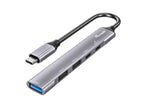 Equip 128962 hub de interfaz USB 3.2 Gen 1 (3.1 Gen 1) Type-C 5000 Mbit/s Plata