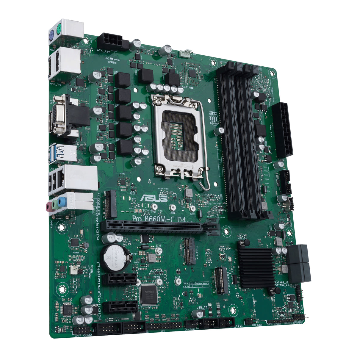 ASUS PRO B660M-C D4-CSM Intel B660 LGA 1700 micro ATX (4)