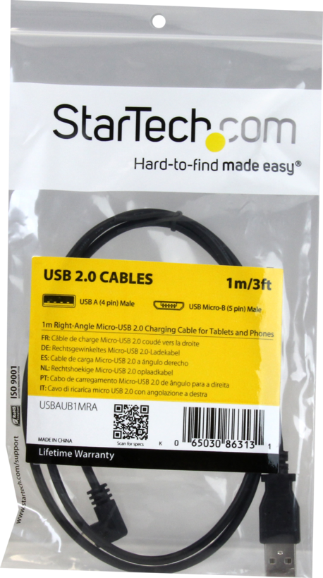 Startech USBAUB1MRA - Cable de Carga y Sincronización, Cable USB (3)