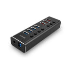 Lindy 43371 hub de interfaz USB 3.2 Gen 1 (3.1 Gen 1) Type-B 5000 Mbit/s Negro (5)
