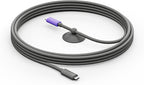 Logitech 952-000195 cable USB USB 3.2 Gen 2 (3.1 Gen 2) 5 m USB C Grafito, Violeta (2)