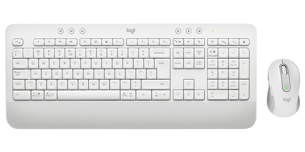 Logitech Signature MK650 Combo for Business teclado Ratón incluido Oficina Bluetooth QWERTY Internacional de EE.UU. Blanco (2)