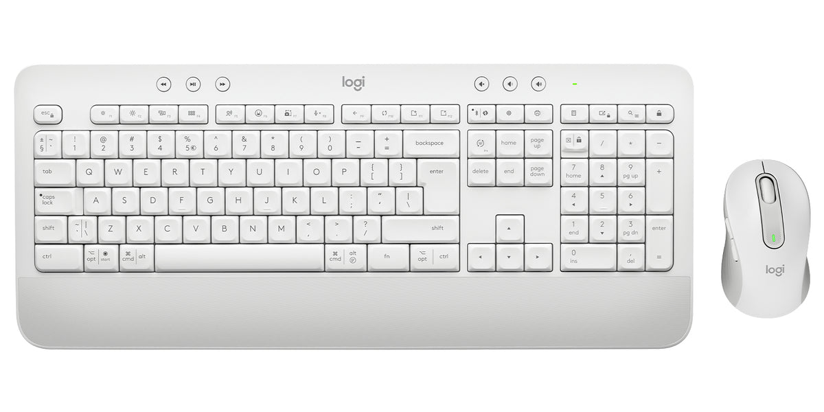 Logitech Signature MK650 Combo for Business teclado Ratón incluido Oficina Bluetooth QWERTY Internacional de EE.UU. Blanco (2)