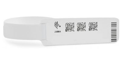 Zebra Z-Band Direct Rojo, Blanco Pulsera de hospital