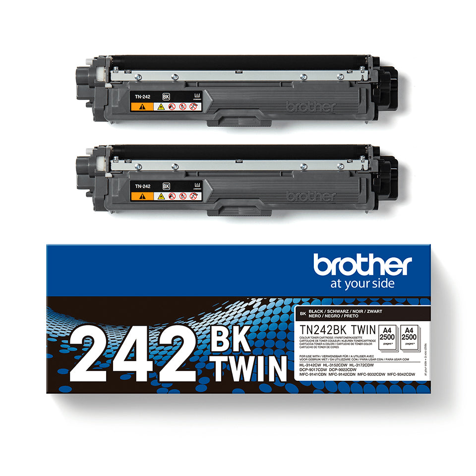 Brother TN-242BKTWIN cartucho de tóner 2 pieza(s) Original Negro (4)