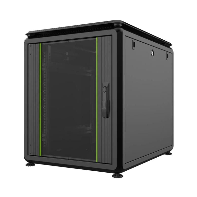 Lanview RDL12U68BL armario rack 12U Rack o bastidor independiente Negro (2)