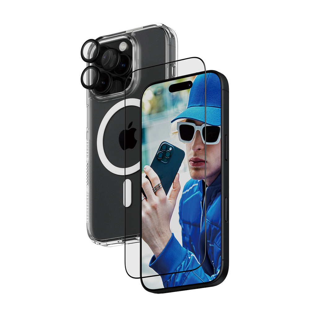 PanzerGlass ® 3-in-1 Protection Bundle iPhone 16 Pro Protector de pantalla Apple 1 pieza(s)
